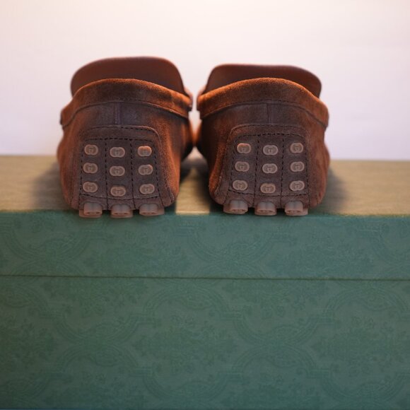 GUCCI MOCASIN LEATHER R.S.SUEDE SWEET - Picture 3 of 5